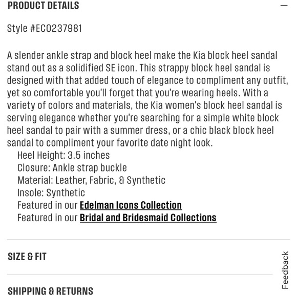 Sam Edelman Kia sandals in porcelain color pre owned excellent condition. 9.5 - Picture 2 of 9